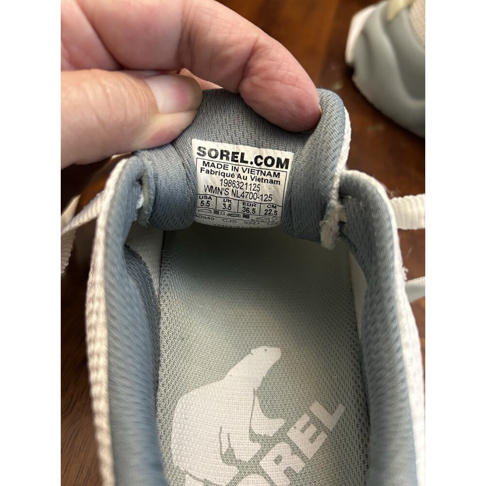 Sorel Women's Kinetic RNEGD Lace Shoes - White, Light Size 5.5 - Picture 8 of 8